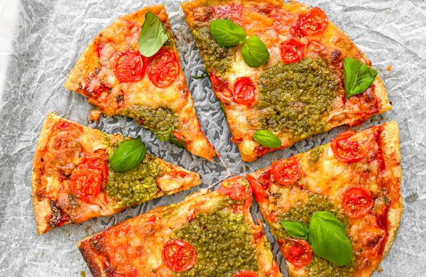 Lowcarb bezlepková pizza