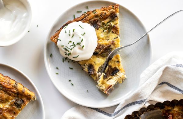 Slaný koláč na styl quiche nejen pro příznivce lowcarb