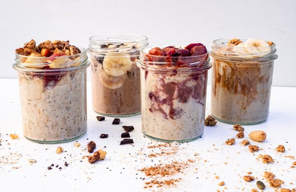 Frühstück im Glas - Herbst Overnight Oats 4x anders