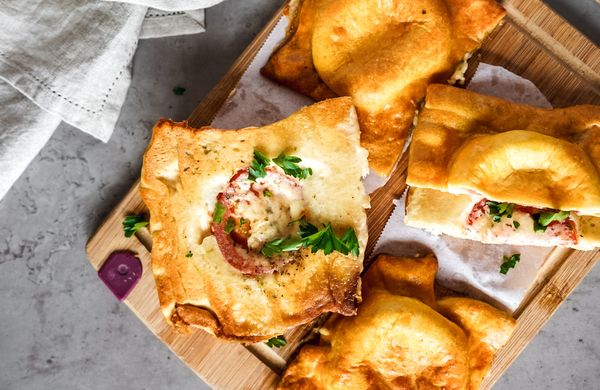 Tatin Tomate Mozza: slaný italský koláč s rajčaty a mozzarellou