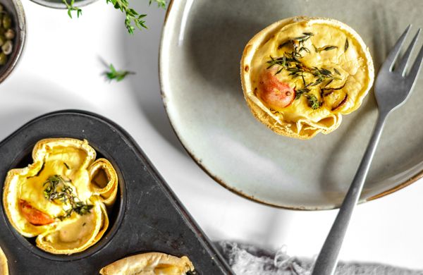 Ricottové muffiny z wrapů