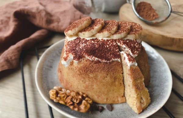 Tiramisu mug cake plný bílkovin