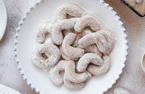 Vanilkové rohlíčky ze špaldové mouky