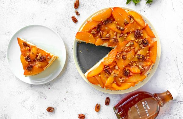 Vanilkový cheesecake s ovocem