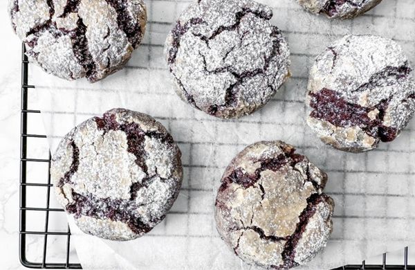 Vegan čokoládové crinkles